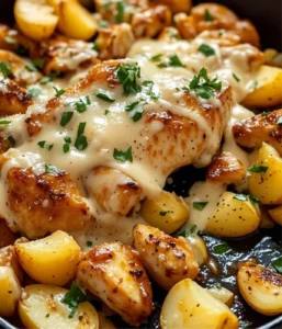 Garlic Parmesan Chicken and Potatoes