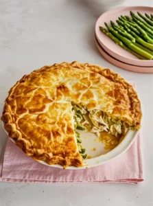 Chicken Leek And Asparagus Pie