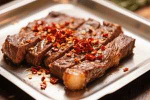 Chili Crisp Steak recipe