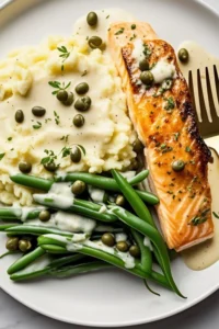 Creamy Salmon Piccata