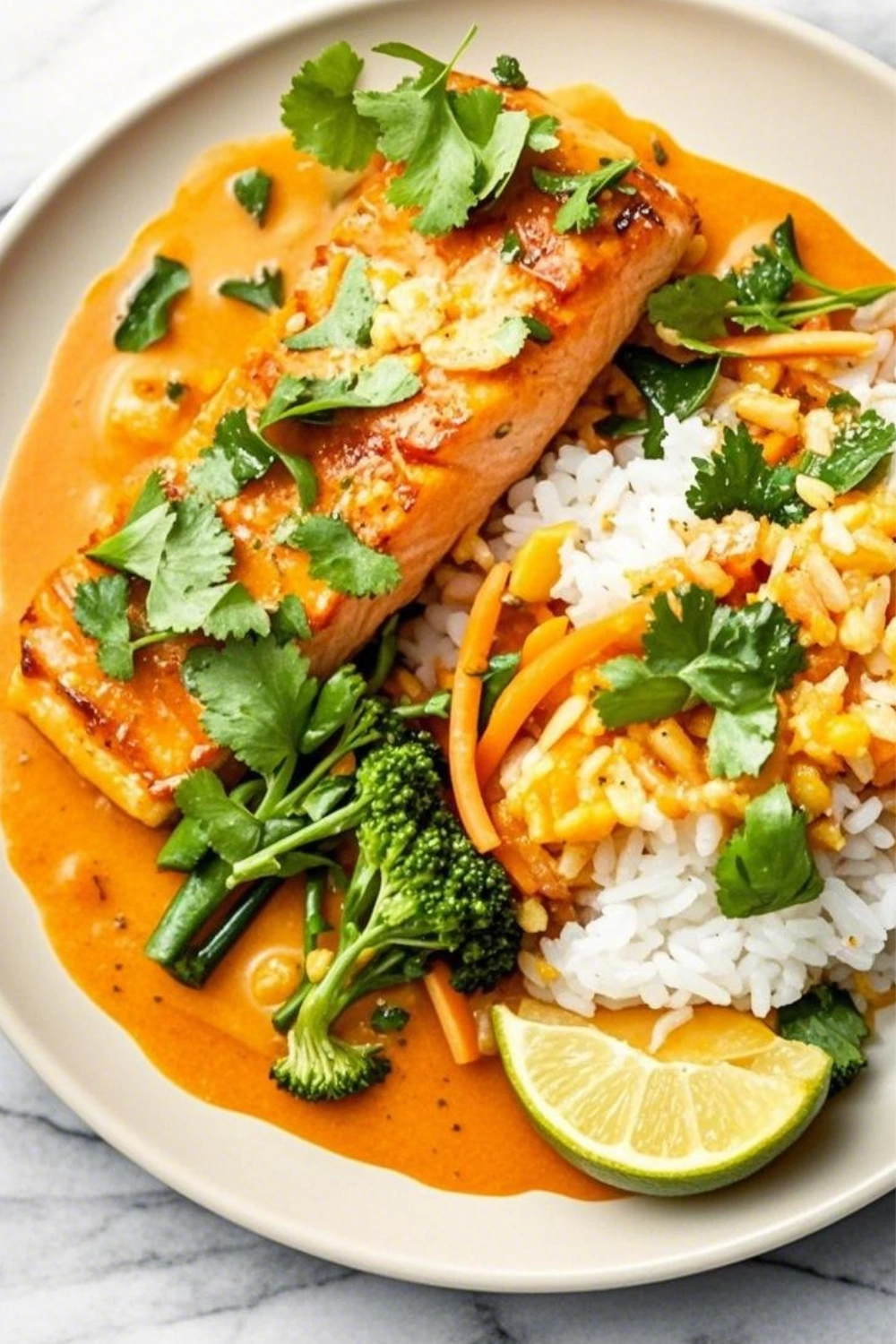 Salmon Coconut Curry
