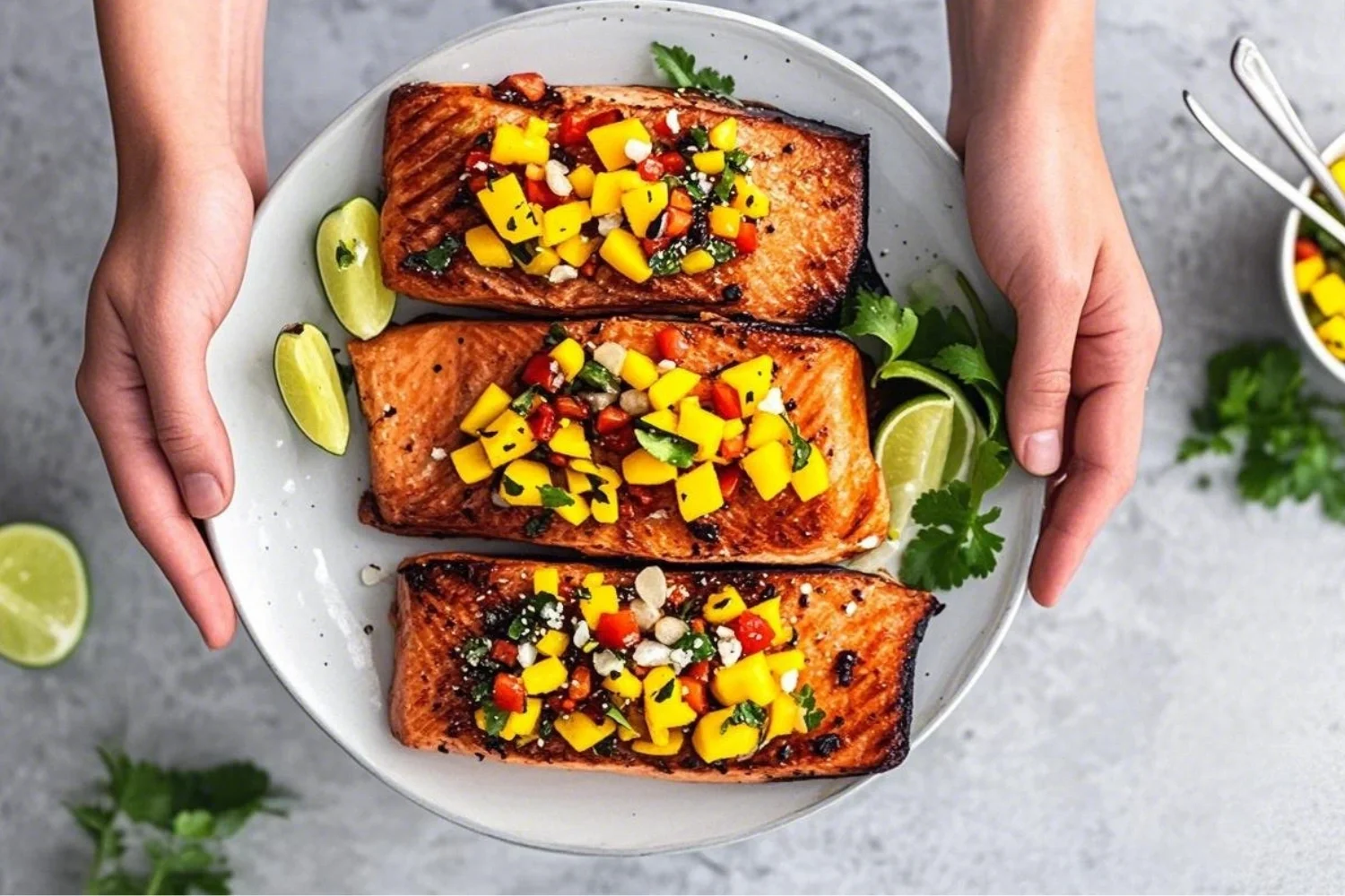 Salmon with Mango Salsa