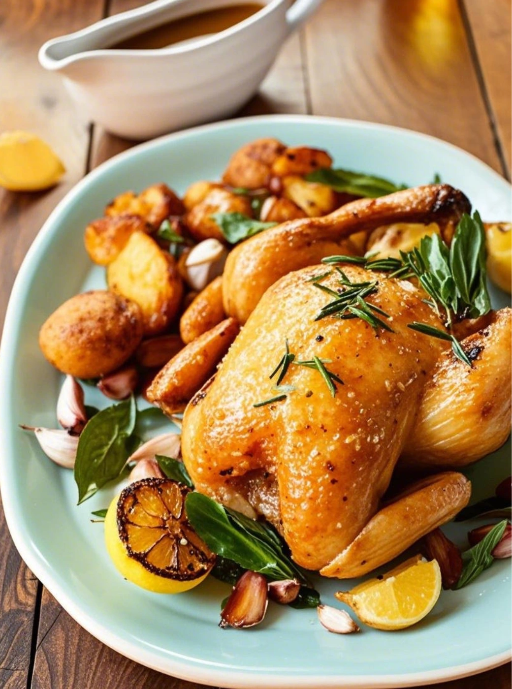 Simple roast chicken