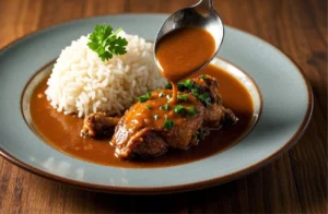 brown stew chicken