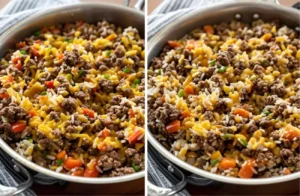 ground beef and rice