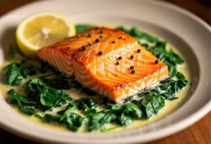 salmon and spinach recipe