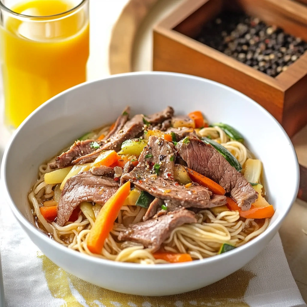 Asian Noodle & Beef Salad