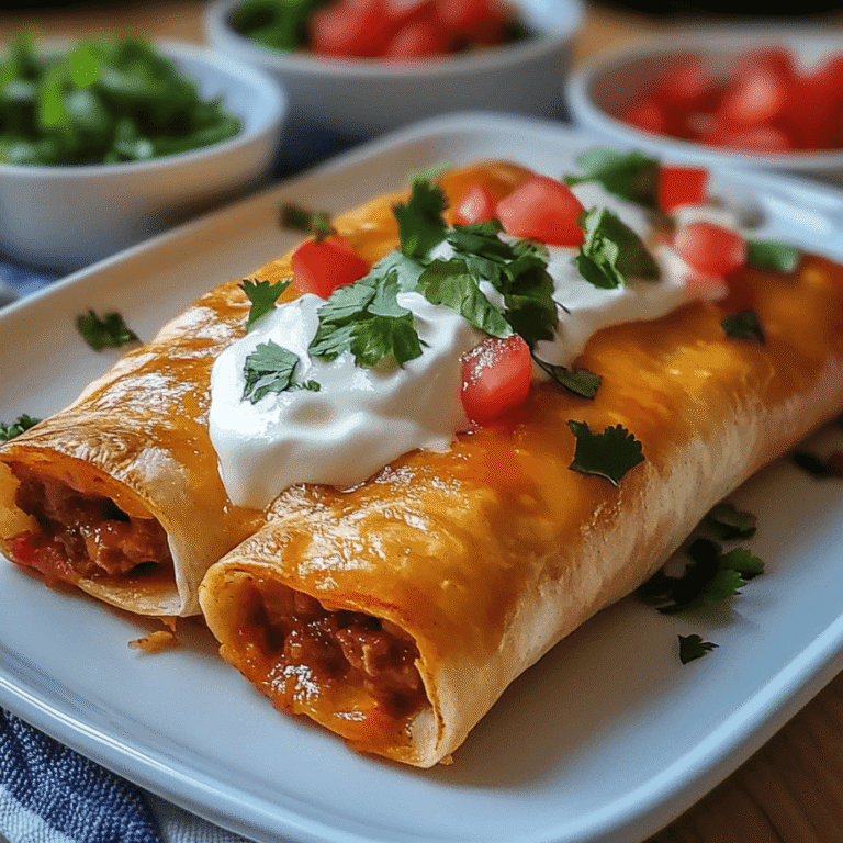 Beef and Cheese Chimichangas