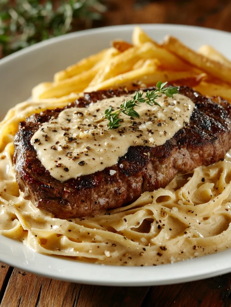 Creamy Cajun Steak Alfredo