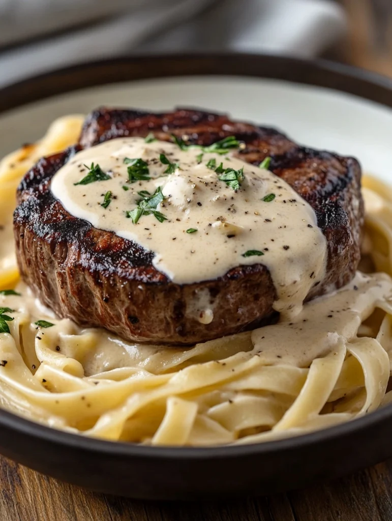 Creamy Cajun Steak Alfredo