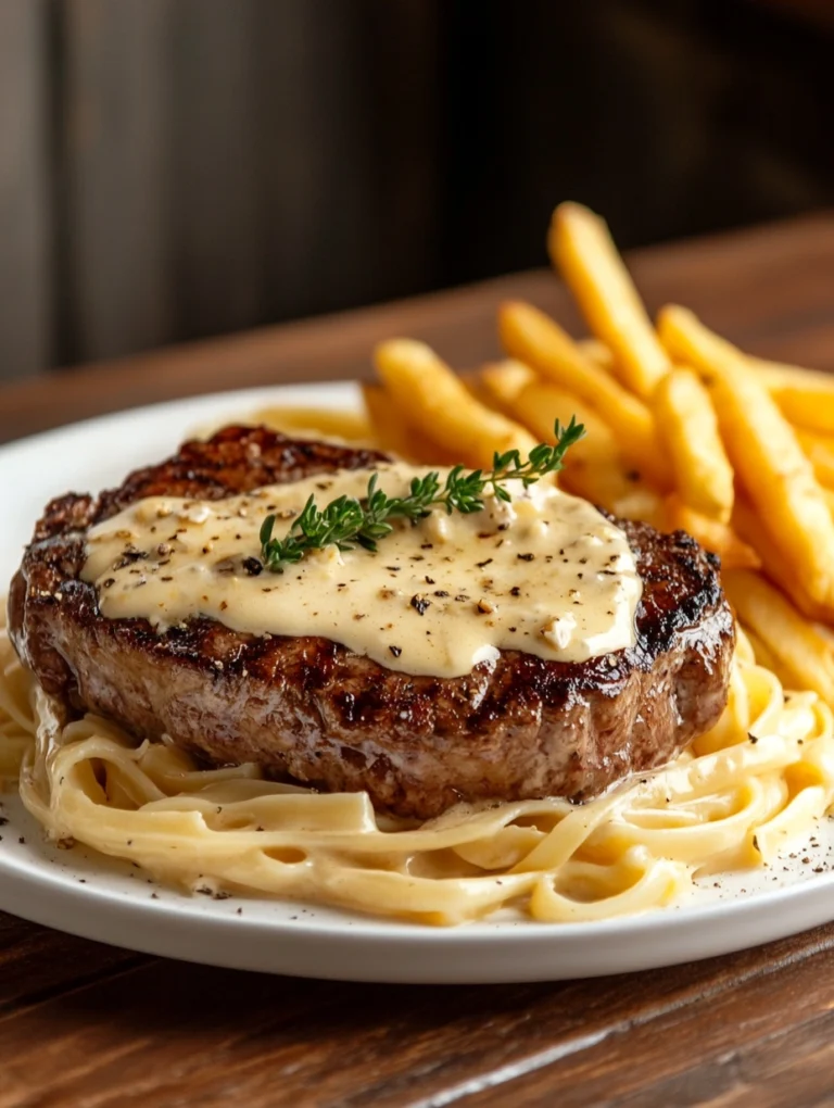 Creamy Cajun Steak Alfredo