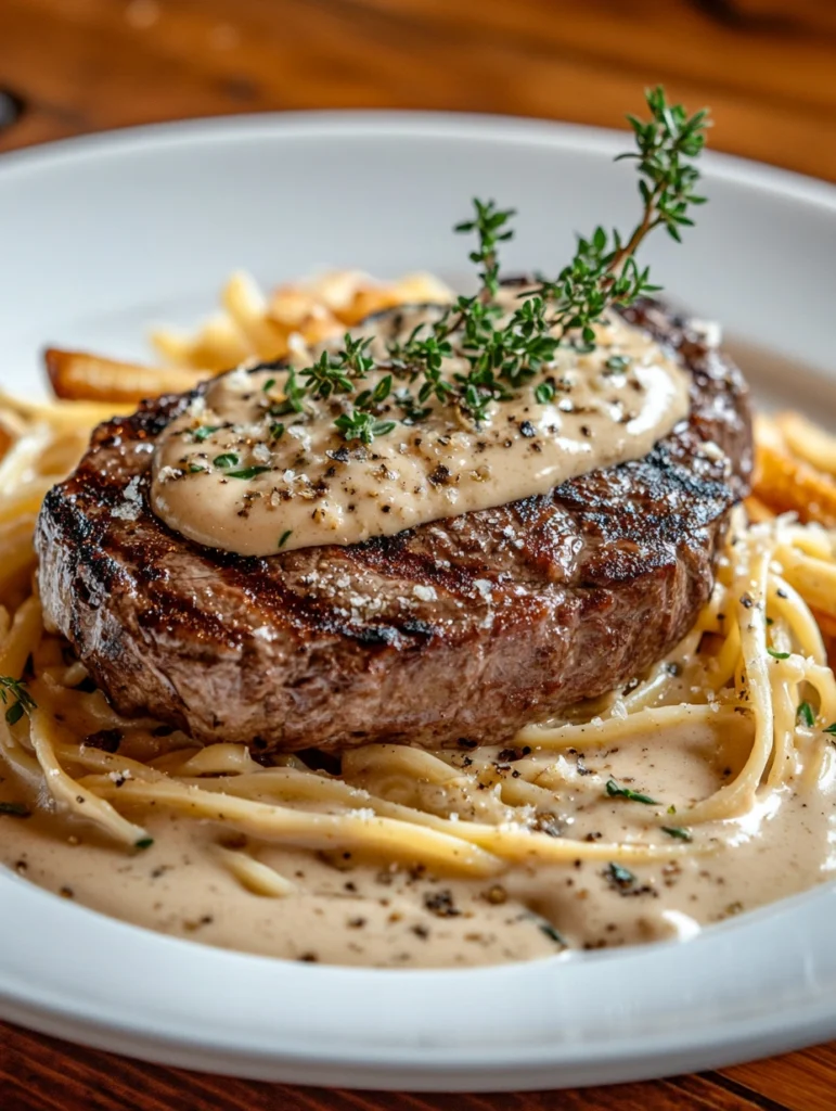 Creamy Cajun Steak Alfredo