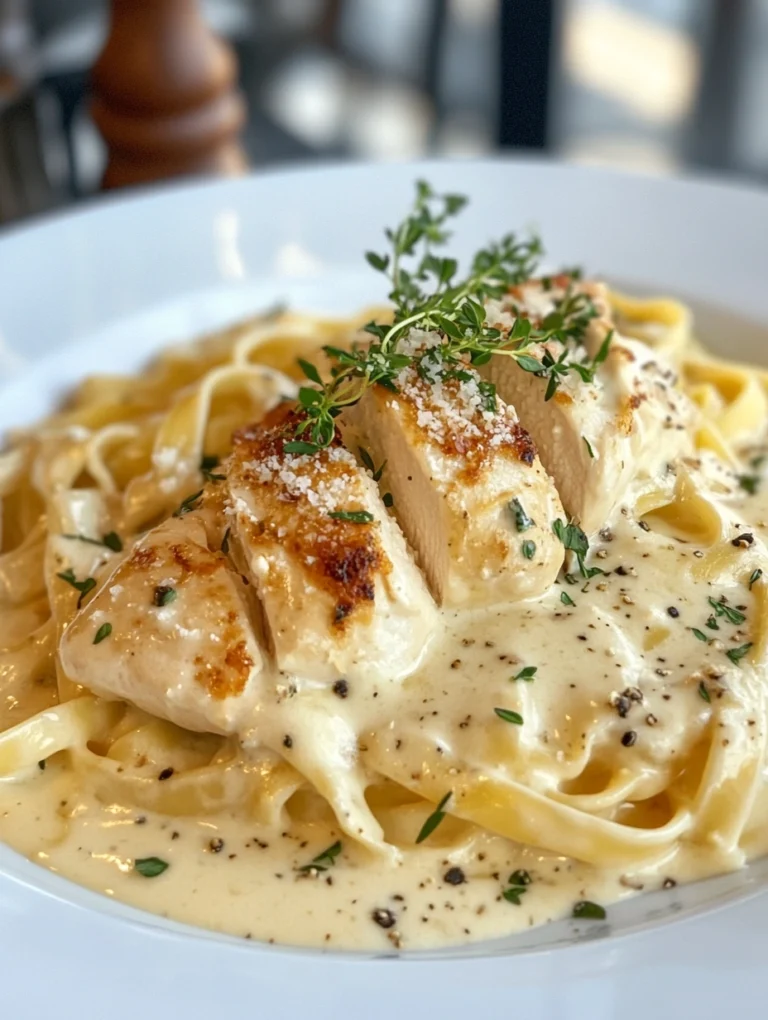 Creamy Chicken Alfredo Pasta