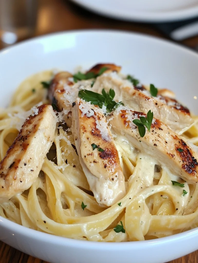 Creamy Chicken Alfredo Pasta