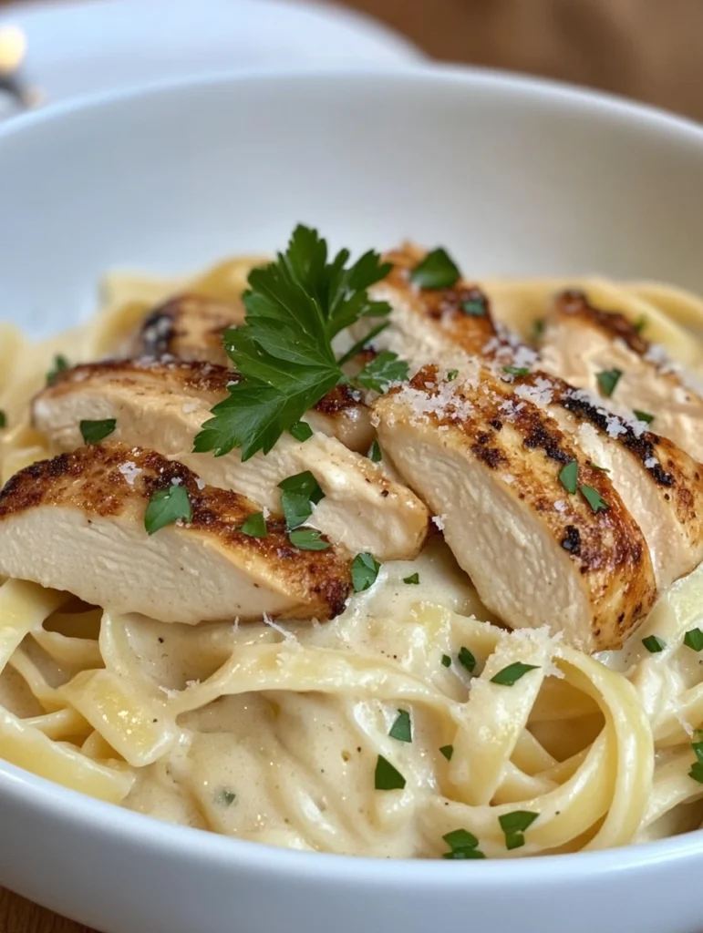 Creamy Chicken Alfredo Pasta