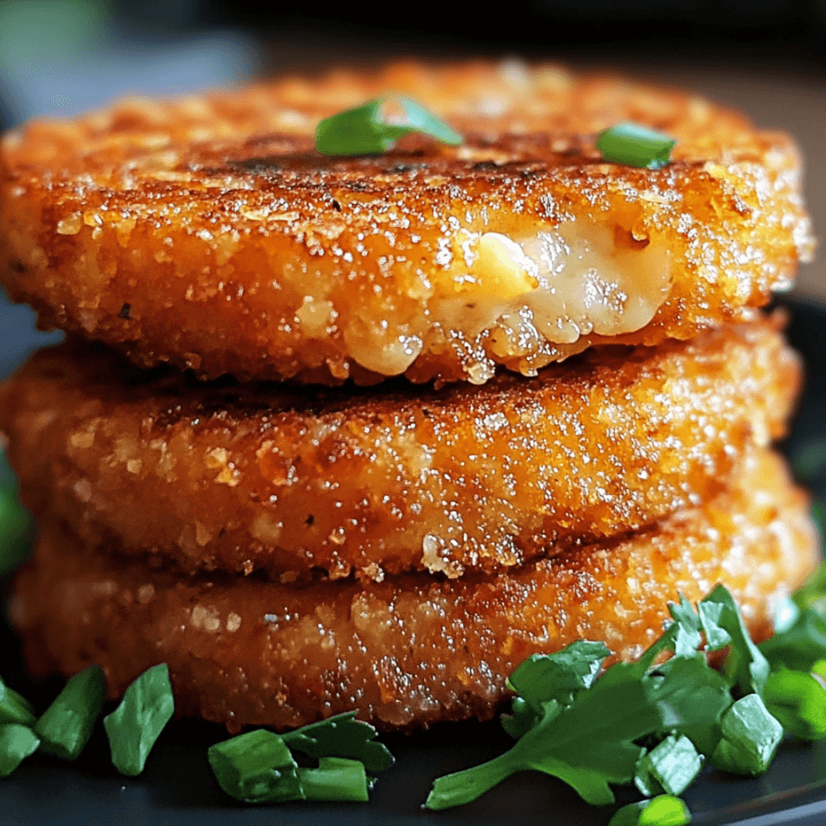 Crispy Cheesy Chicken Ranch Patties