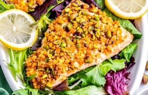 Pistachio Crusted Salmon