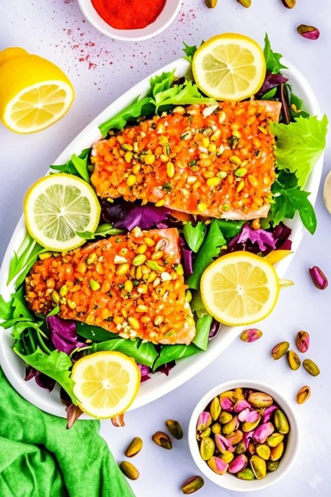 Pistachio Crusted Salmon