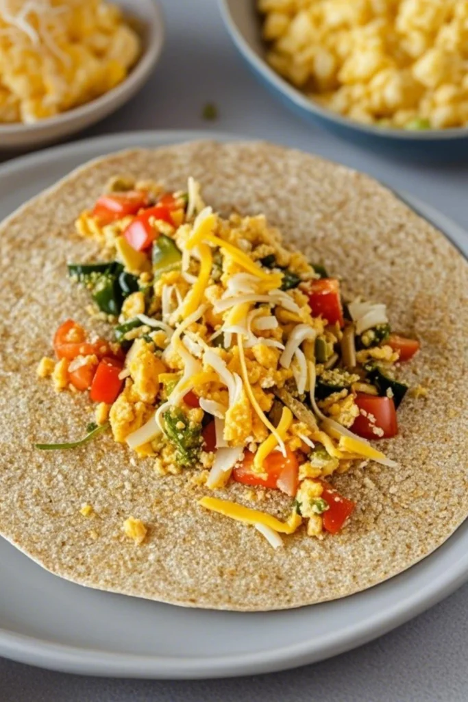 Egg and Sausage MealPrep Breakfast Burrito