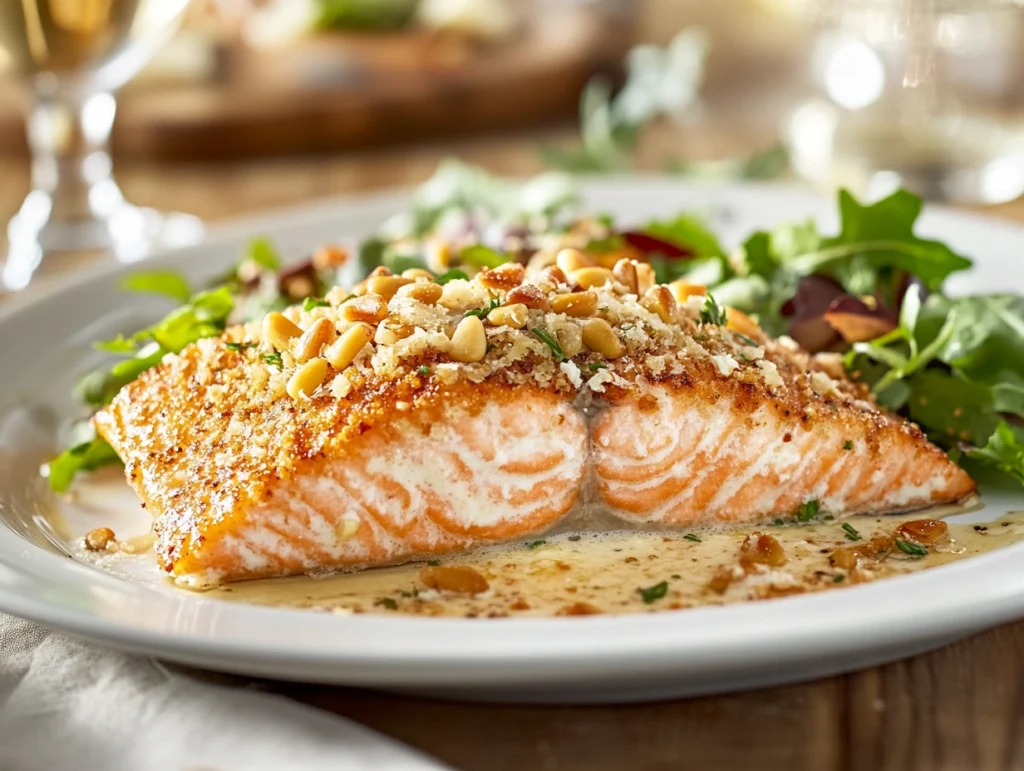 Elegant Pistachio-Crusted Salmon