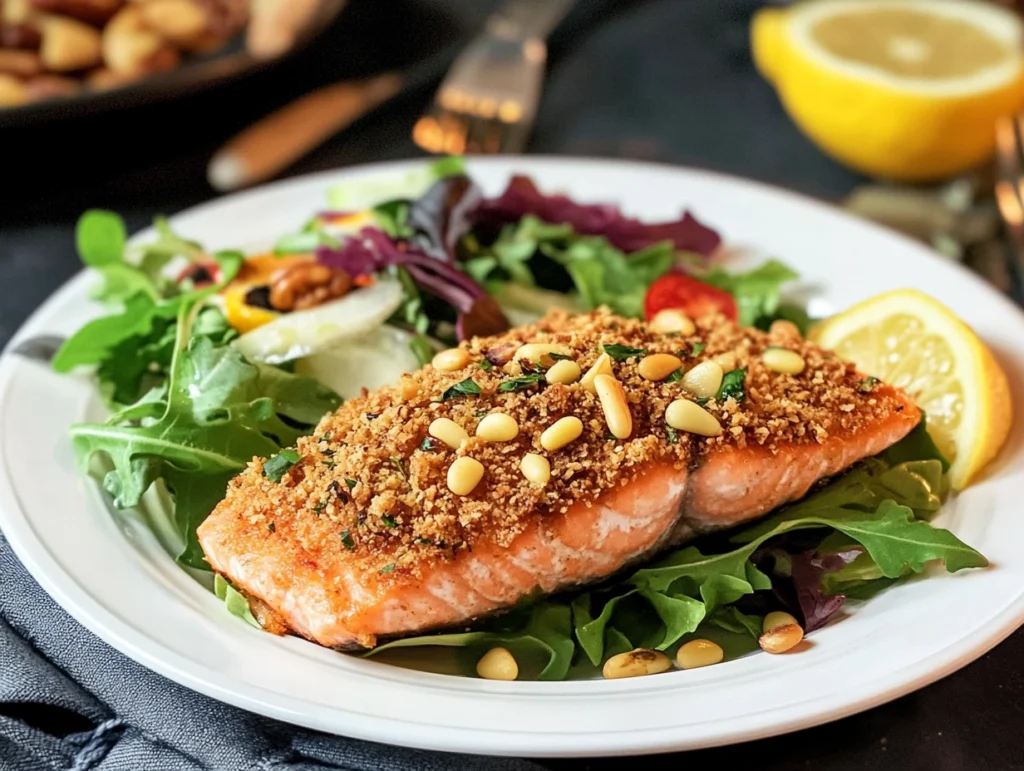 Elegant Pistachio-Crusted Salmon