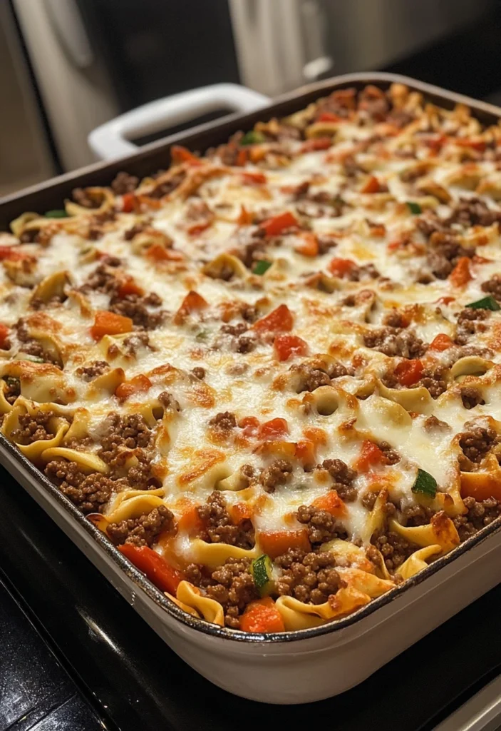 French Onion Beef and Tortellini