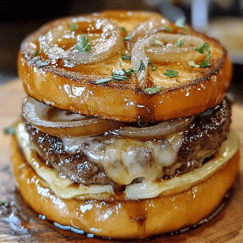 French Onion Soup Burgers