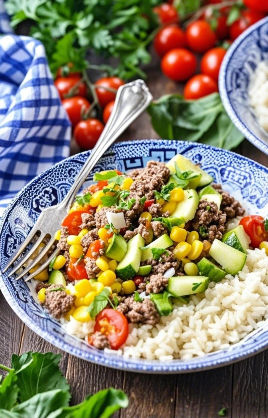 Ground Beef Dinner With Summer Vegetables