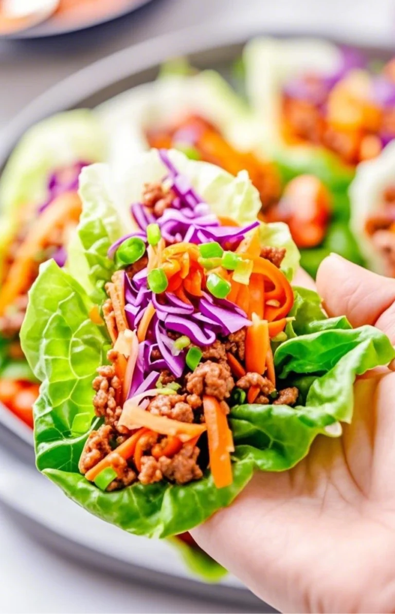 Ground Beef Lettuce Wraps