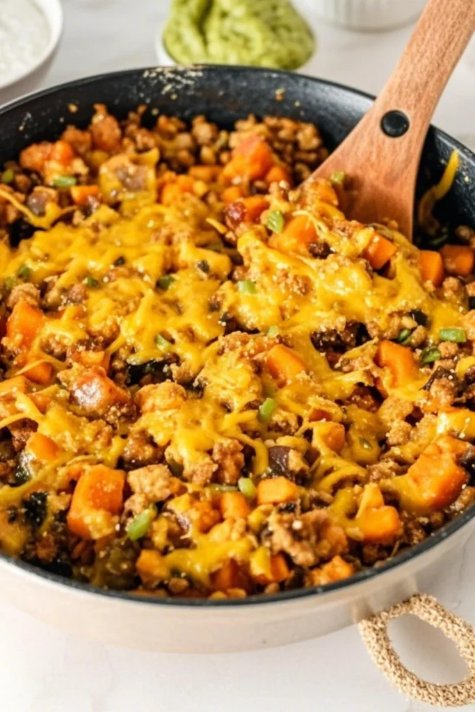 Ground Turkey Sweet Potato Skillet