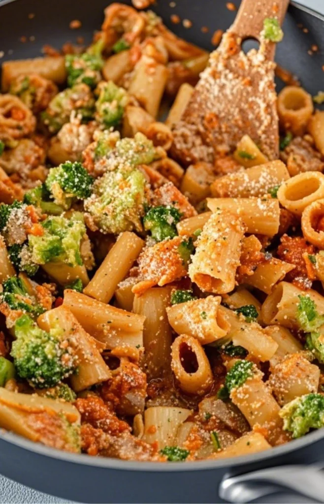 Protein Pasta with Sausage And Broccoli