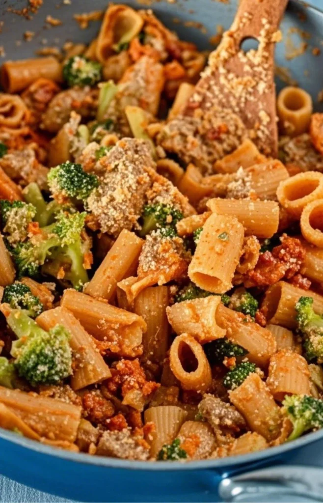 Protein Pasta with Sausage And Broccoli
