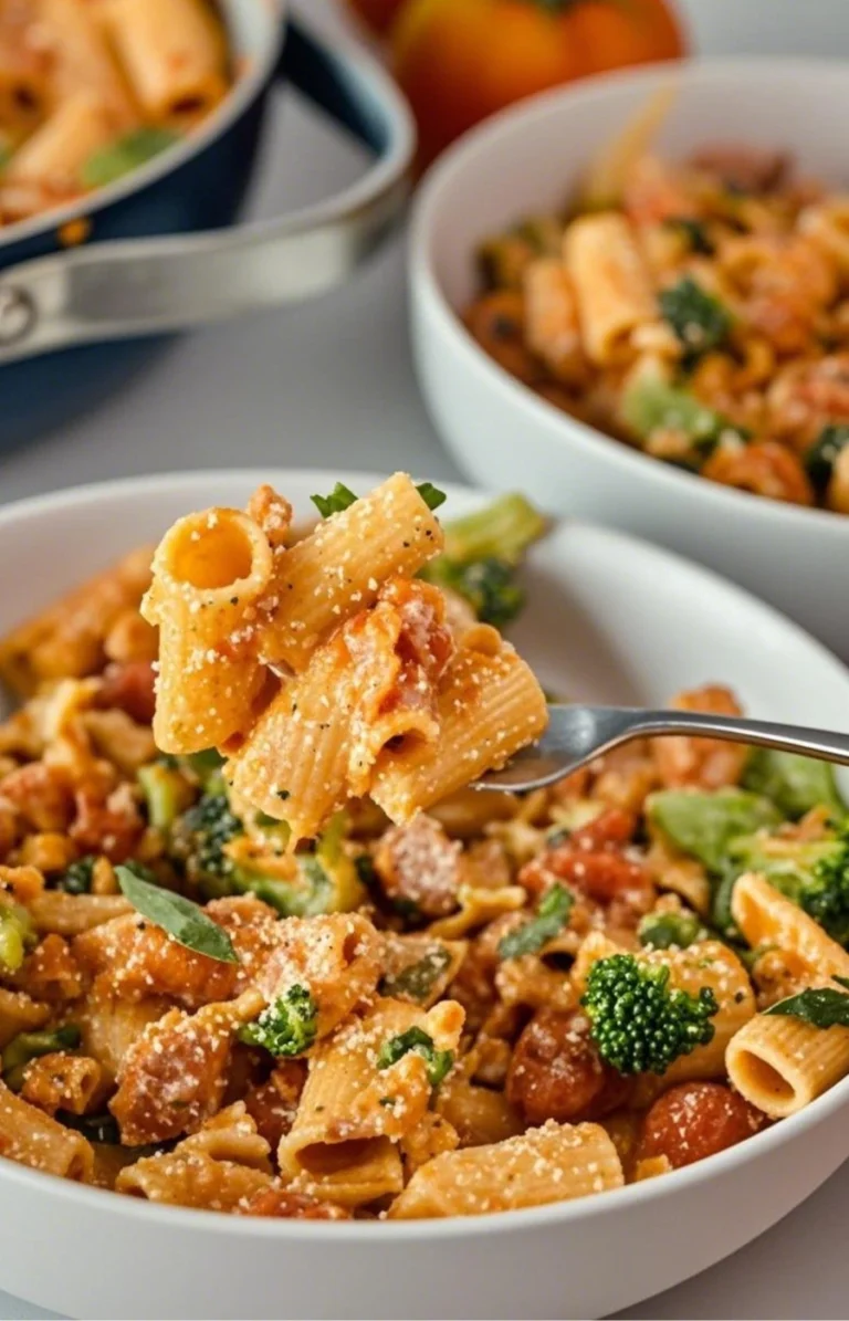 Protein Pasta with Sausage And Broccoli