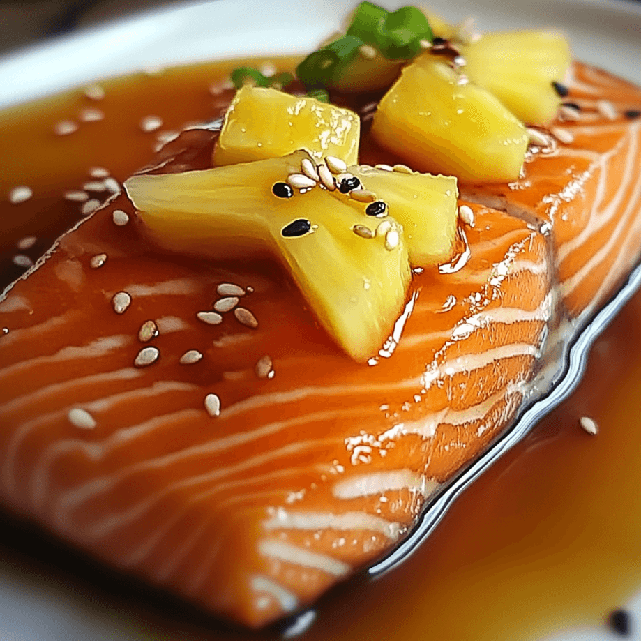 Honey Pineapple Salmon