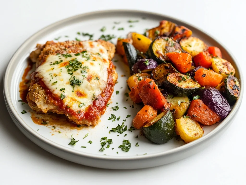 Keto Open-Faced Chicken Cordon Bleu