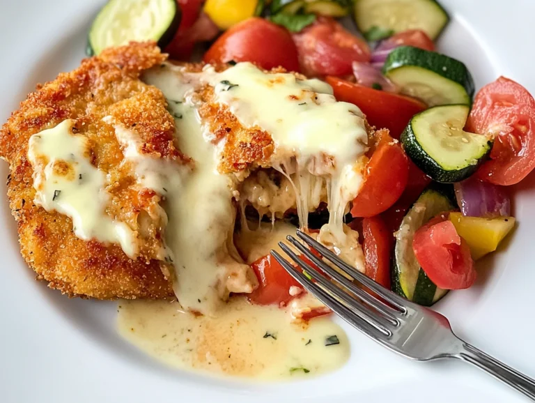Keto Open-Faced Chicken Cordon Bleu