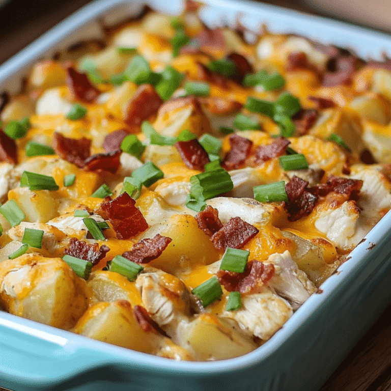 Loaded Potato Ranch Chicken Casserole