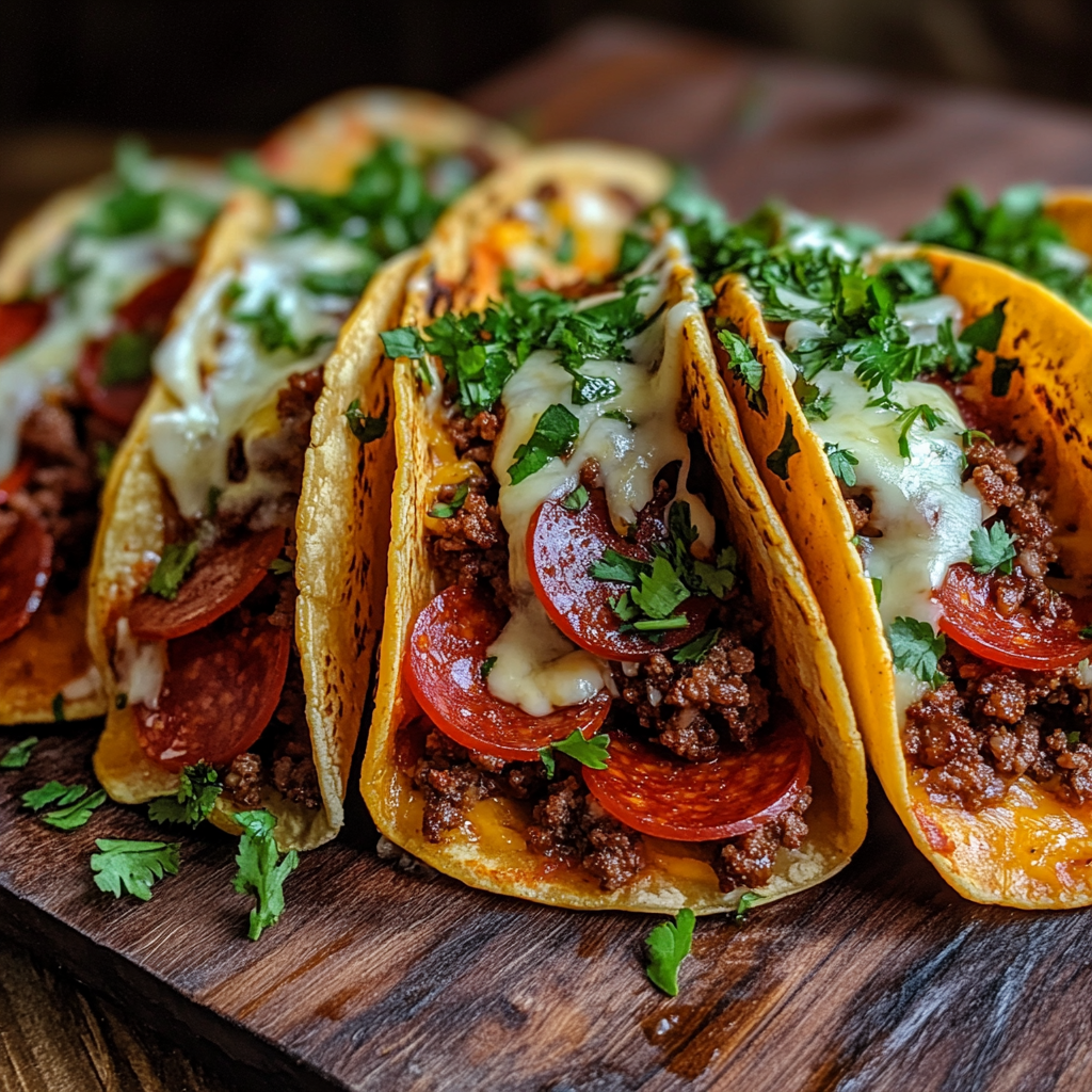 Meat Lovers Pizza Tacos
