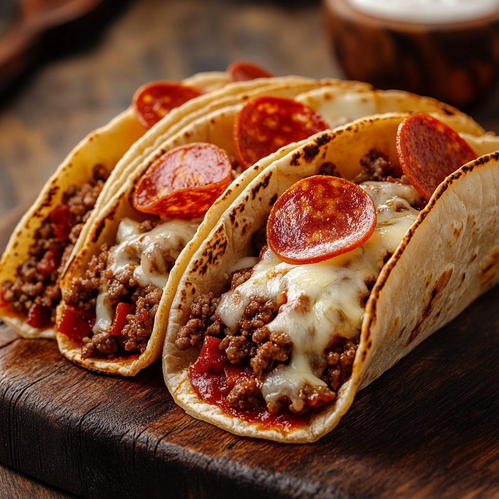 Meat Lovers Pizza Tacos