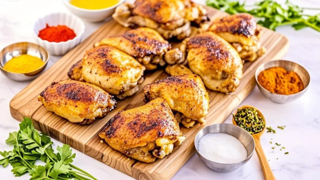 Oven Baked Chicken Thighs