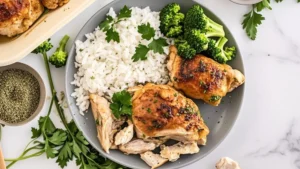 Oven Baked Chicken Thighs