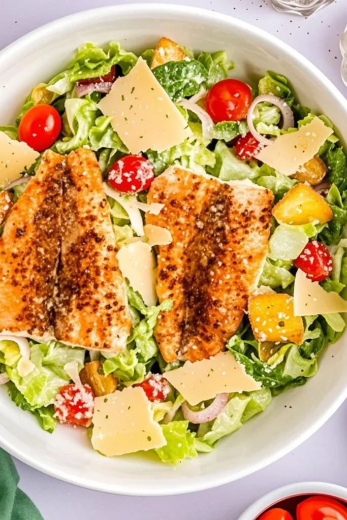 Salmon Caesar Salad