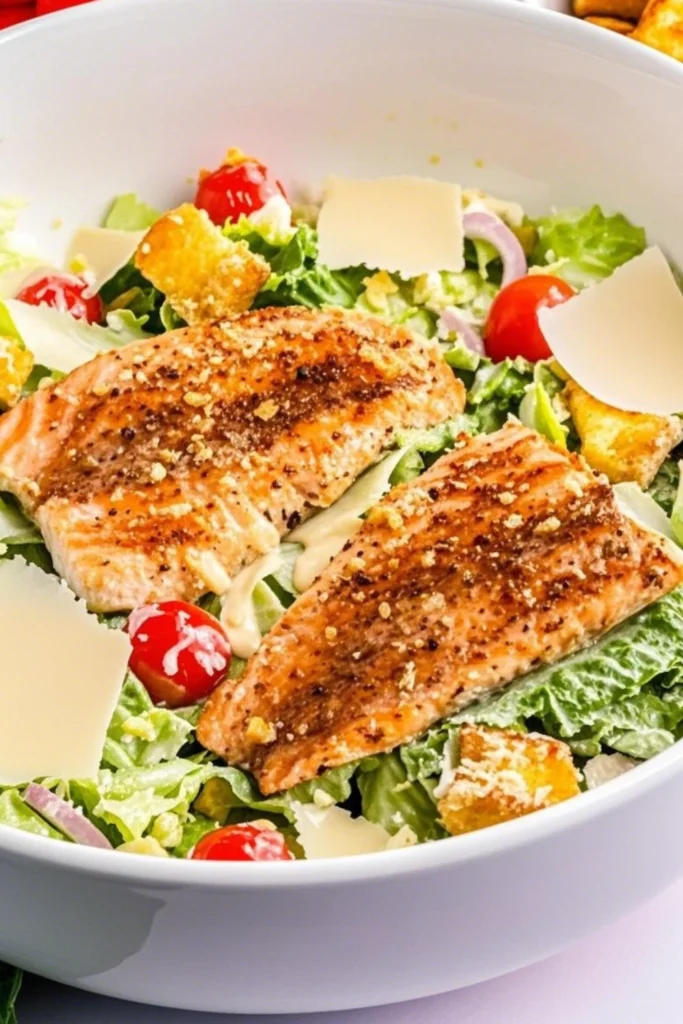 Salmon Caesar Salad