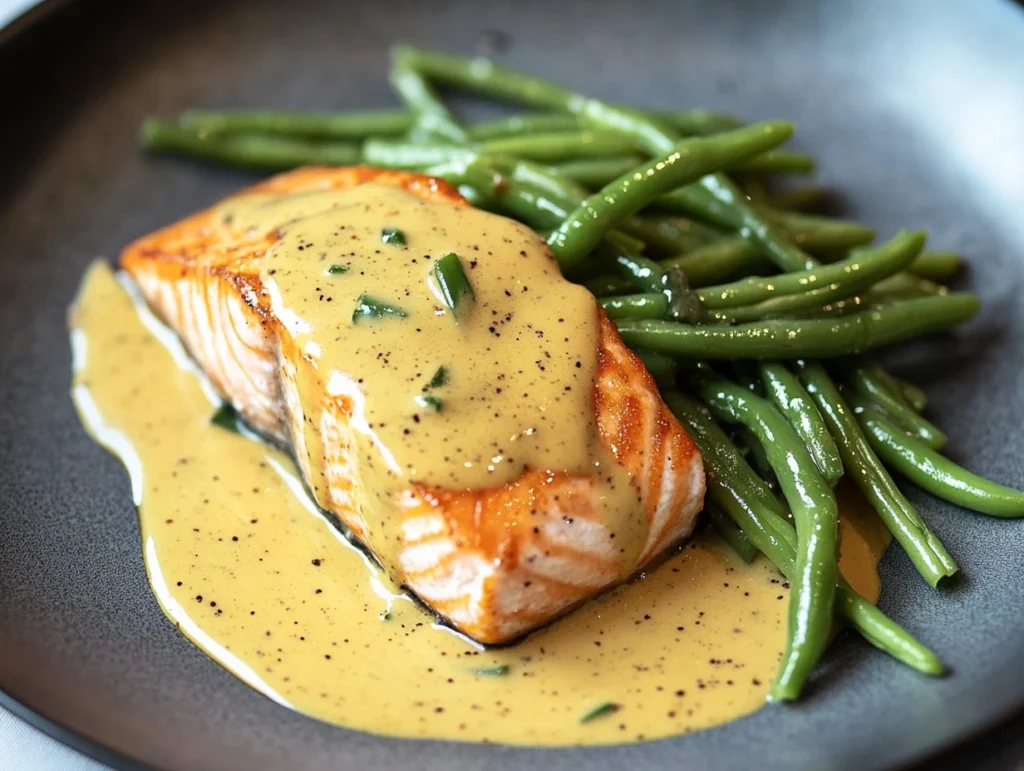 Salmon in Curry Cream Sauce