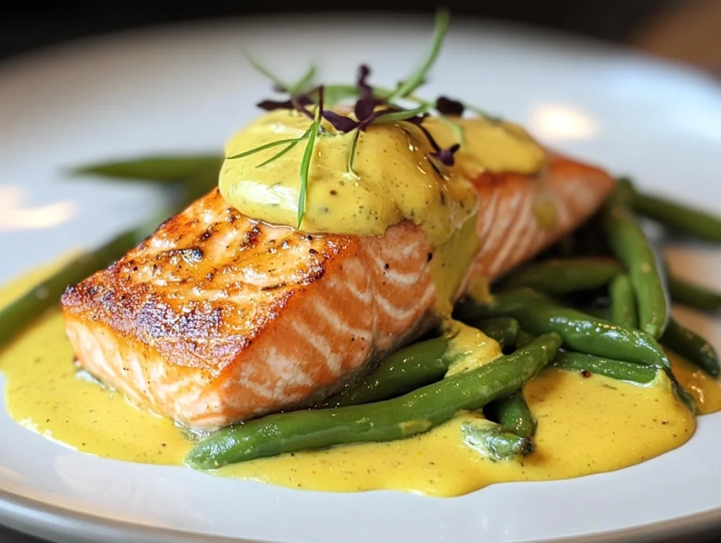 Salmon in Curry Cream Sauce