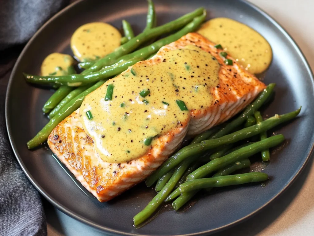 Salmon in Curry Cream Sauce