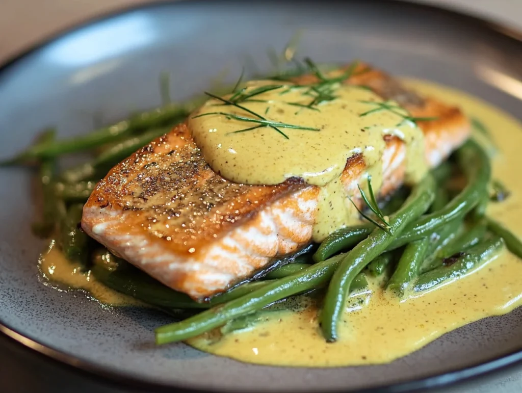Salmon in Curry Cream Sauce