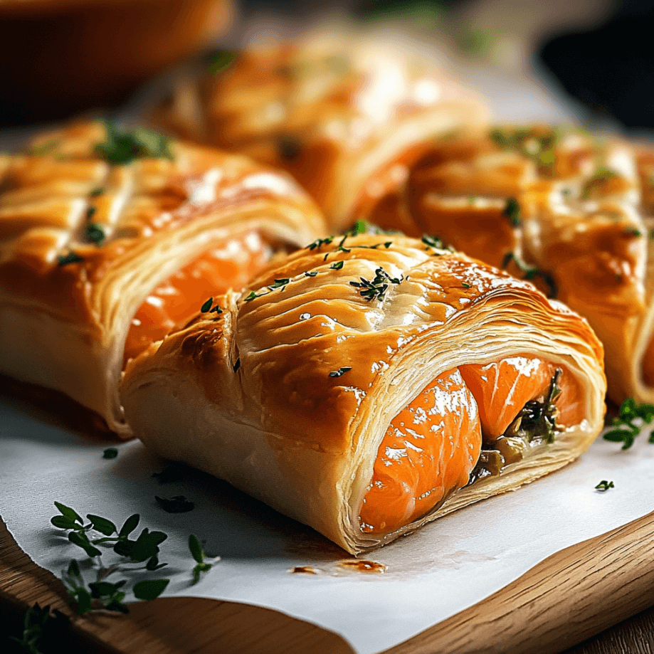Salmon Wellingtons
