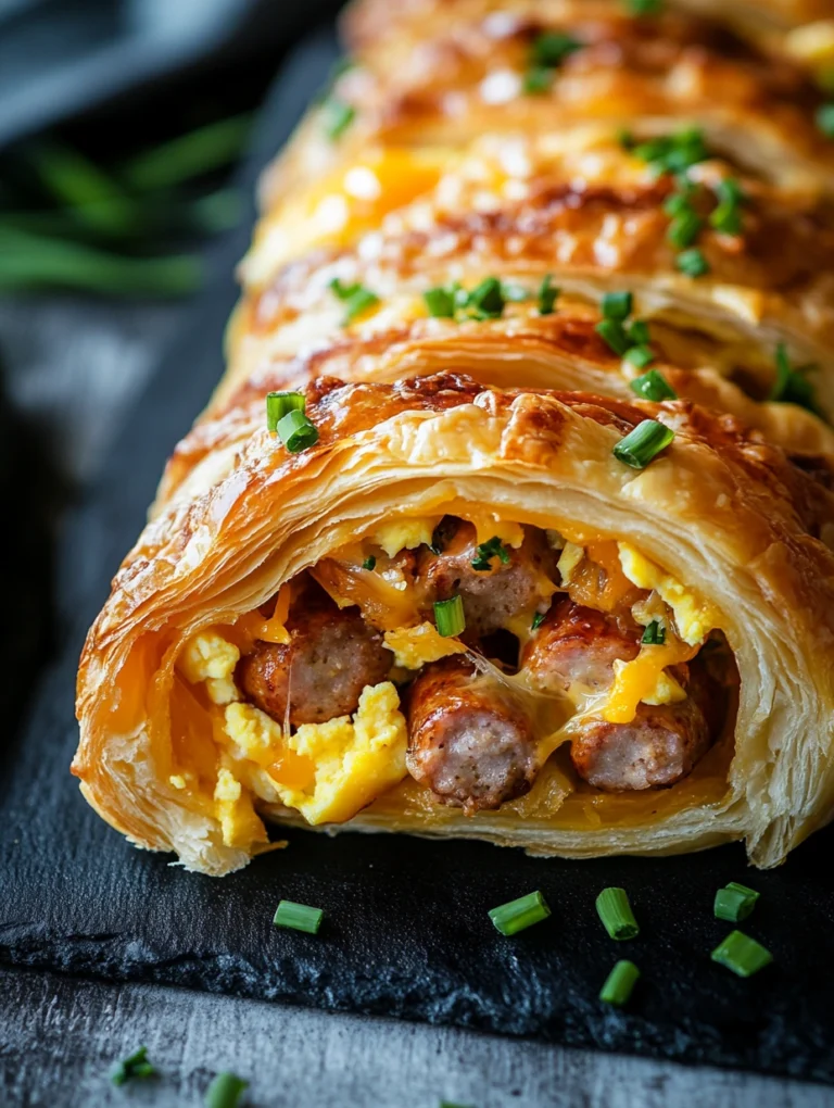 Sausage Egg and Cheese Roll-Ups