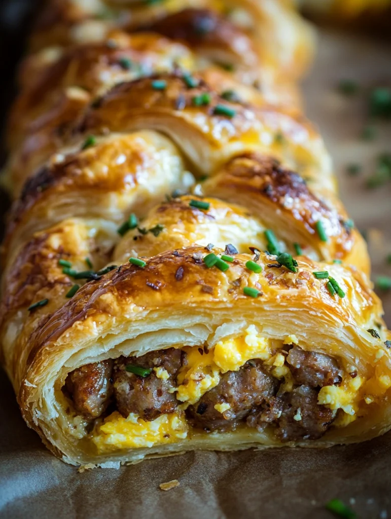 Sausage Egg and Cheese Roll-Ups